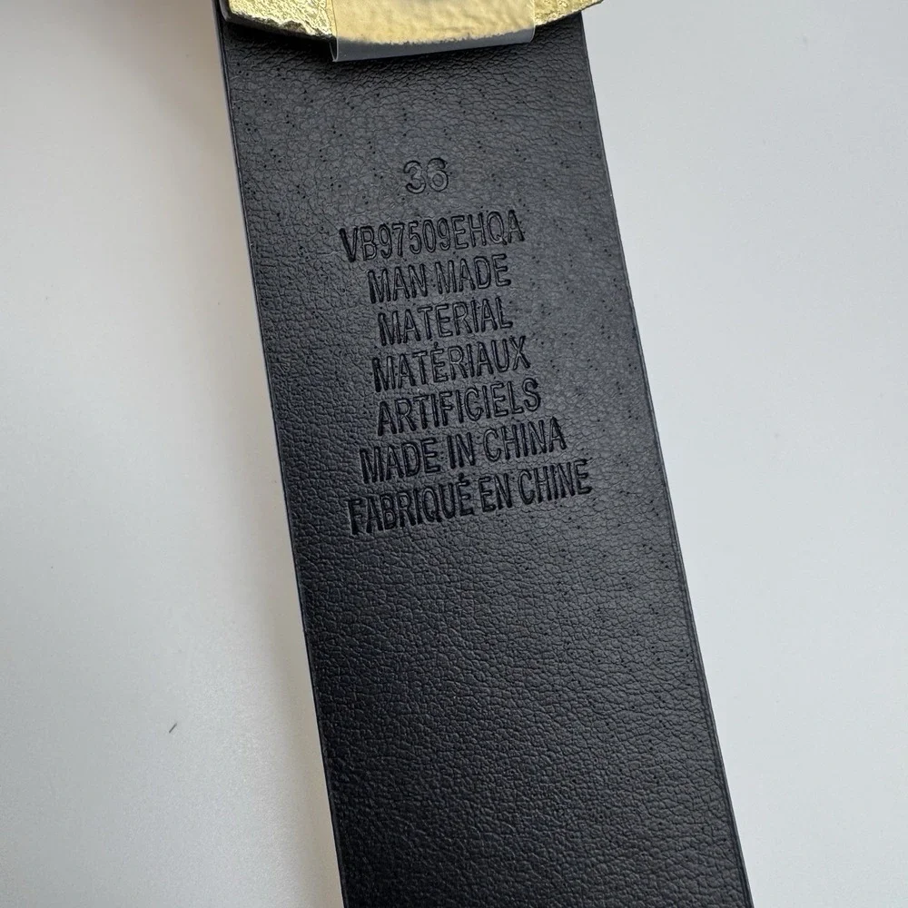 Ed Hardy belt  Don Designs Men's 36  gold black